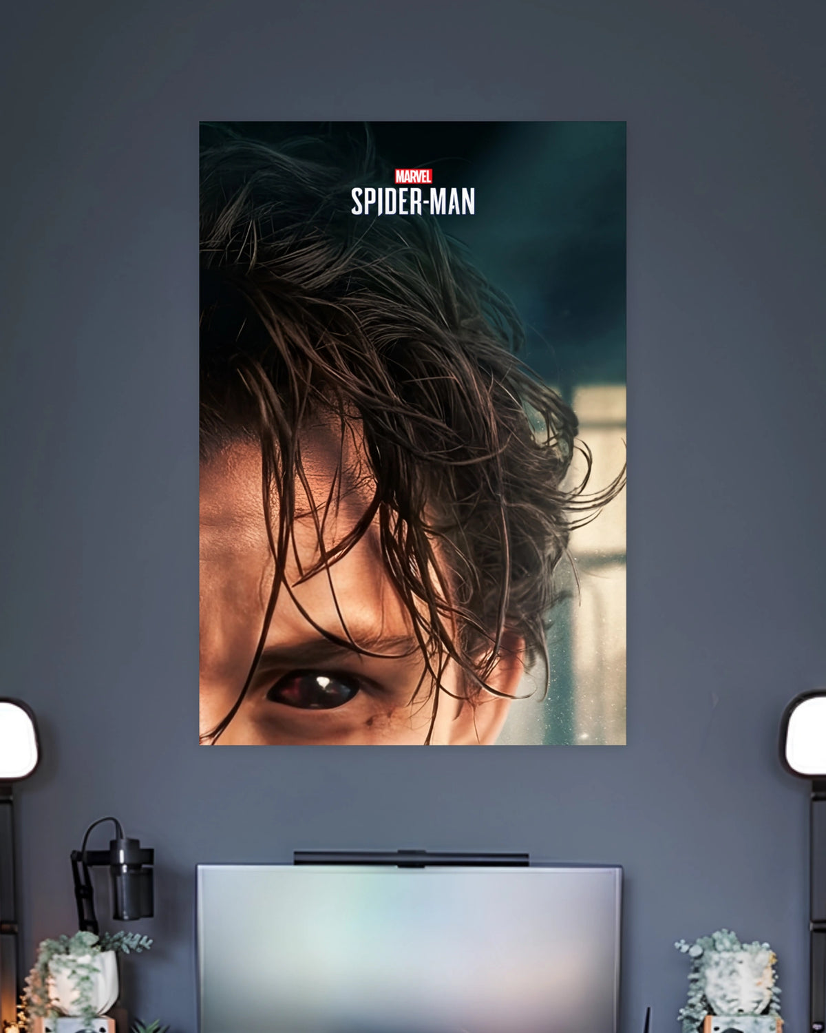 Spider-Man Brand New Day Eye Close-Up Poster artwork with bold detailed composition 2