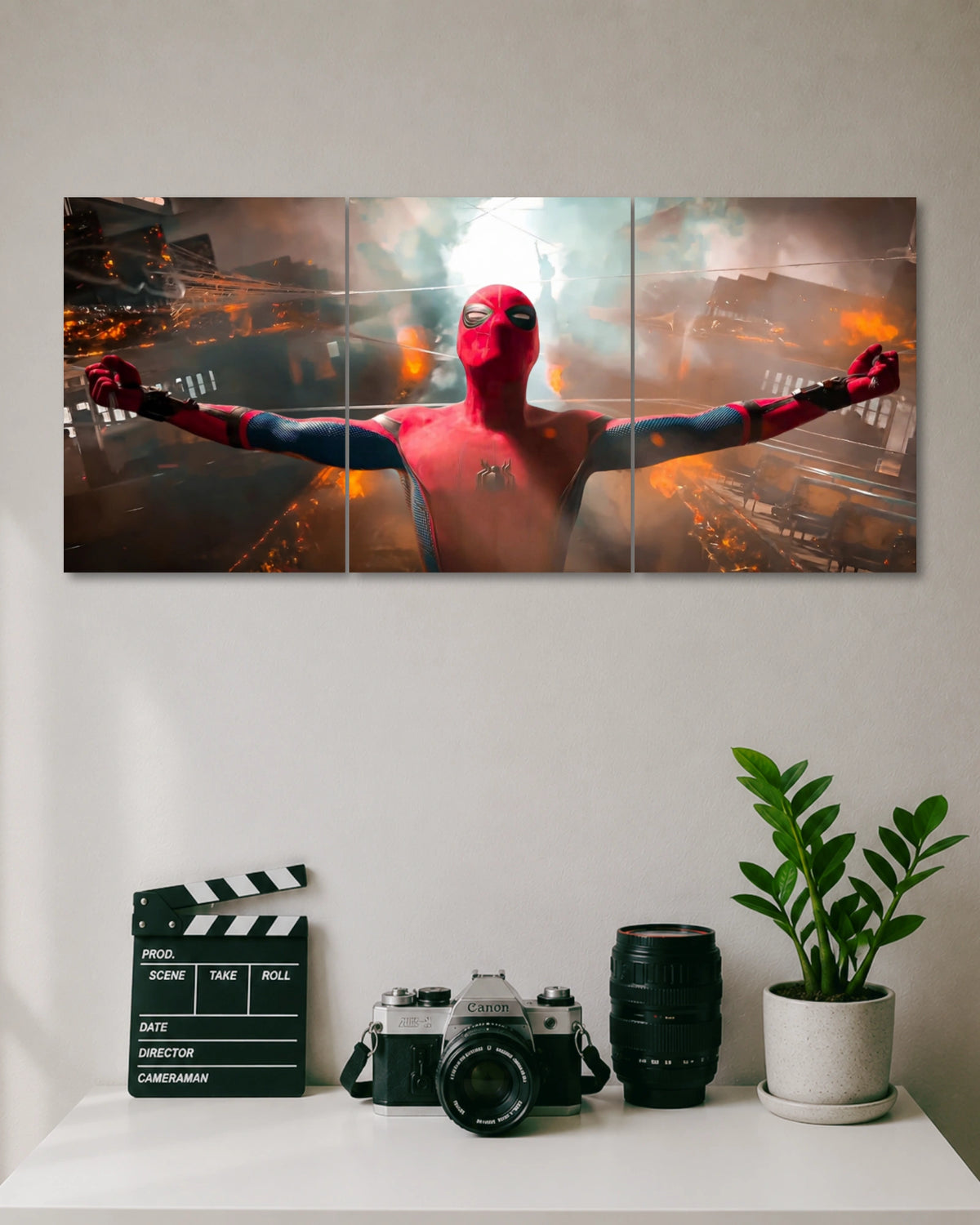 Spider-Man Homecoming Ship 3 Split Set three-panel artwork 1