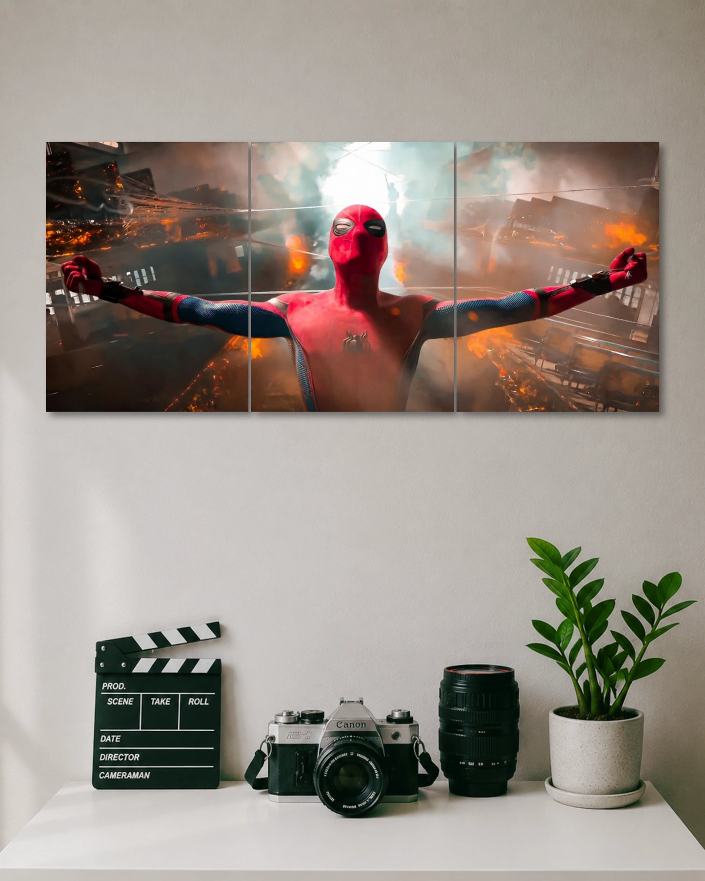 Spider-Man Homecoming Ship 3 Split Set three-panel artwork 1