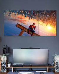 Spider-Man Inverted City 3 Piece Split Wall Art three-panel artwork 2