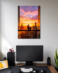 Spider-Man Sunset City Poster poster artwork
