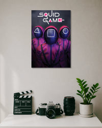 Squid Game Masked Guards Poster poster artwork