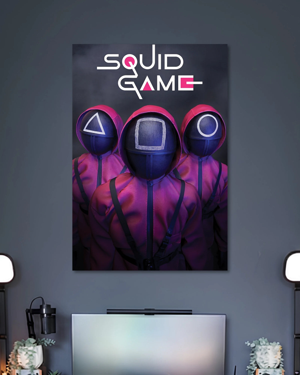 Alternative artwork featuring Squid Game Masked Guards Poster