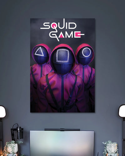 Alternative artwork featuring Squid Game Masked Guards Poster