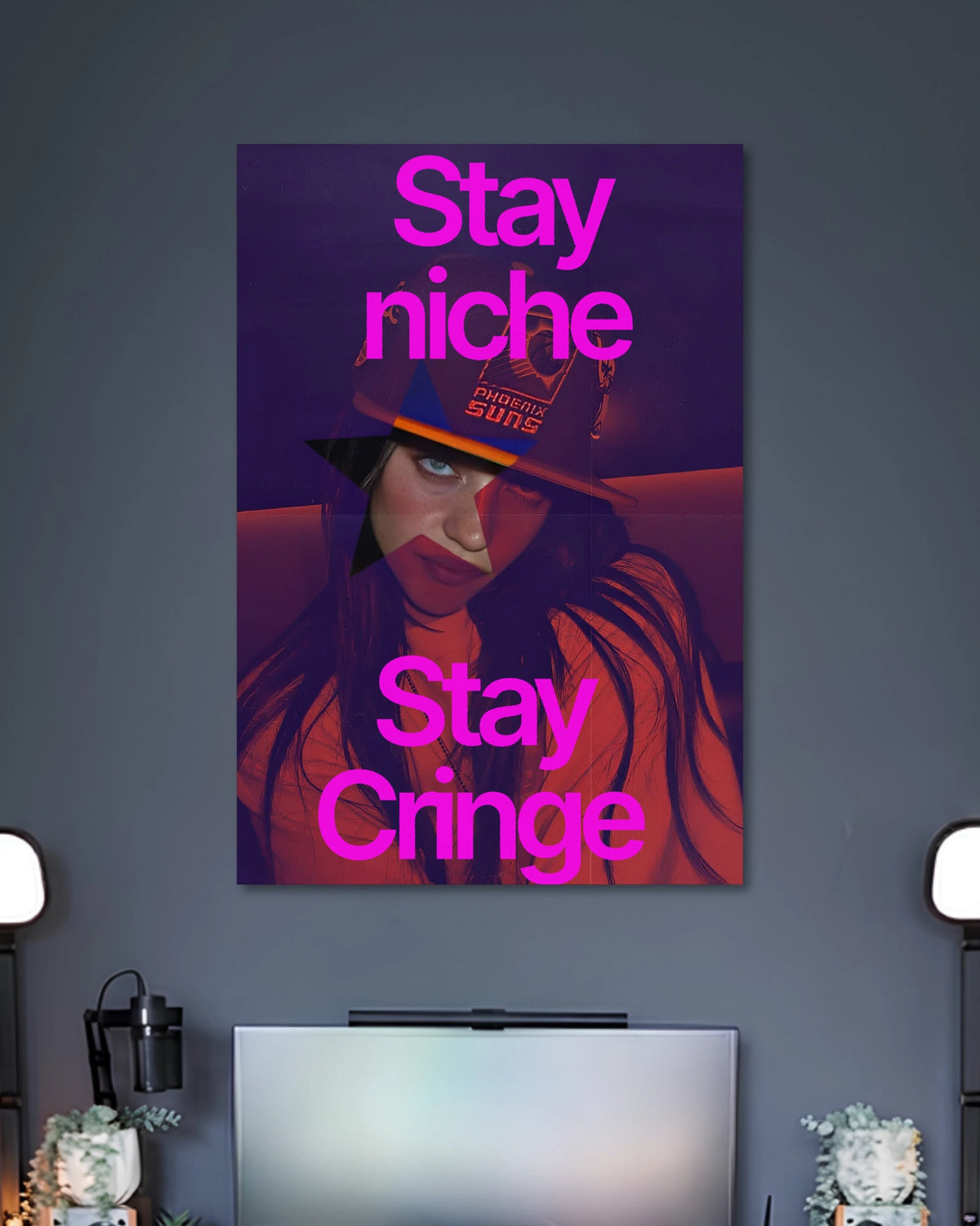Alternative artwork featuring Stay Niche Stay Cringe Poster