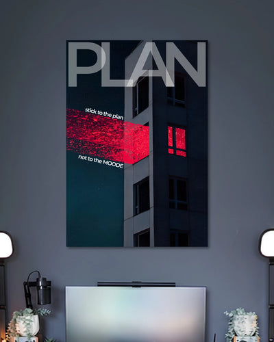 Alternative artwork featuring Stick to the Plan Motivational Poster