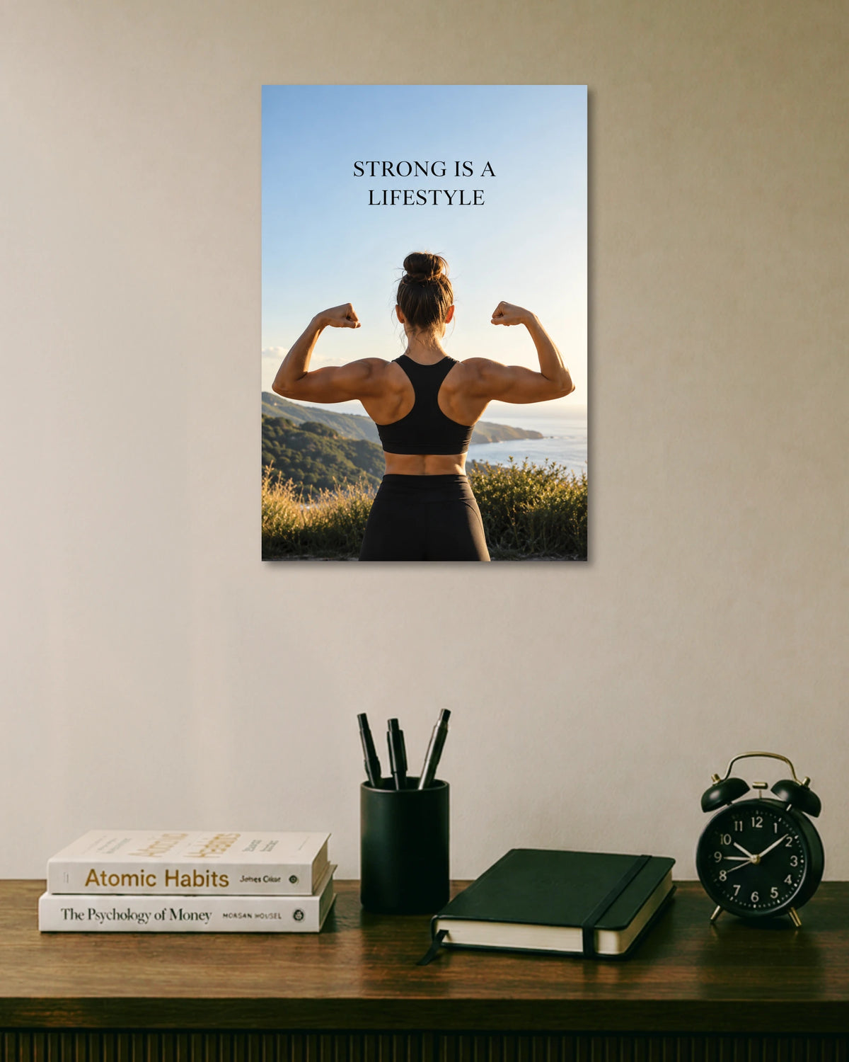 Strong Is a Lifestyle Fitness Poster poster artwork