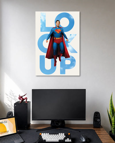 Superman Blue Sky Poster poster artwork