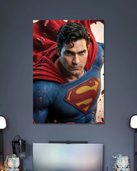 Alternative artwork featuring Superman Heroic Close-Up Poster