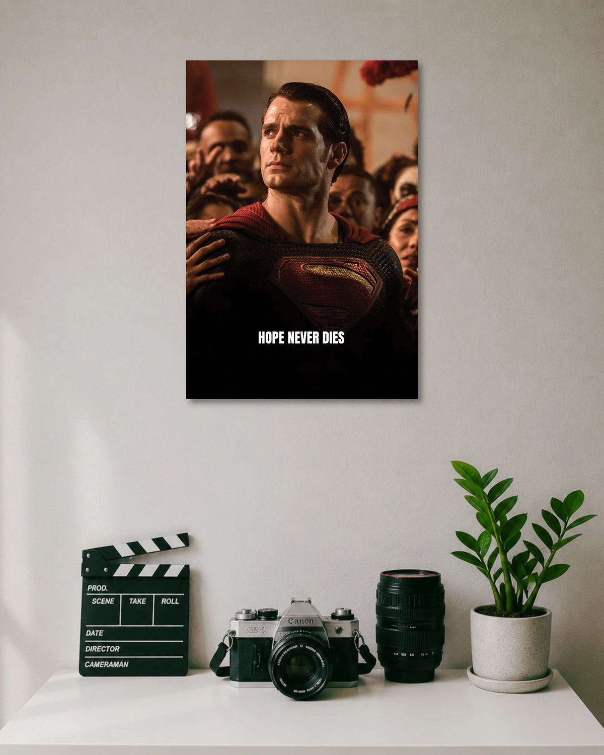 Superman Hope Never Dies Poster premium artwork 1