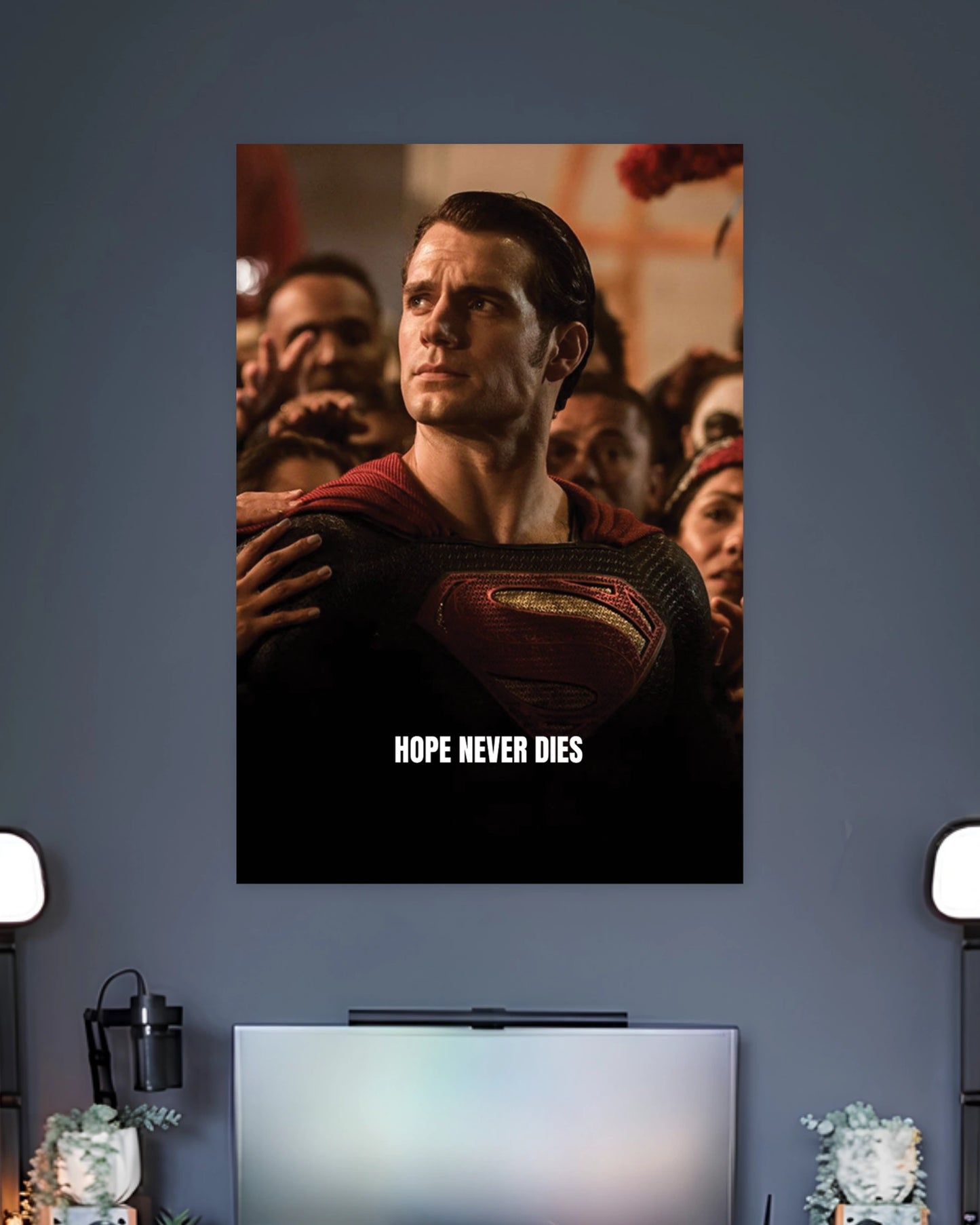 Superman Hope Never Dies Poster premium artwork 2