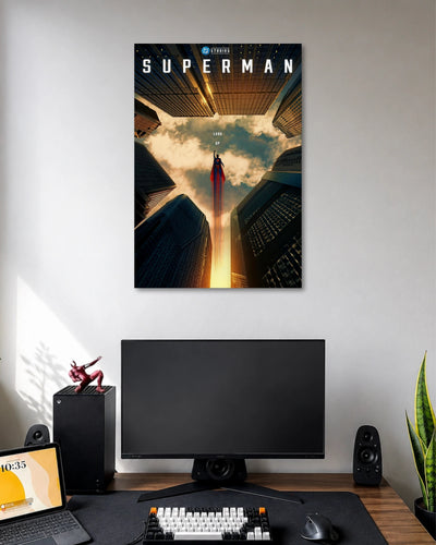 Superman Look Up City Flight Movie Poster poster artwork