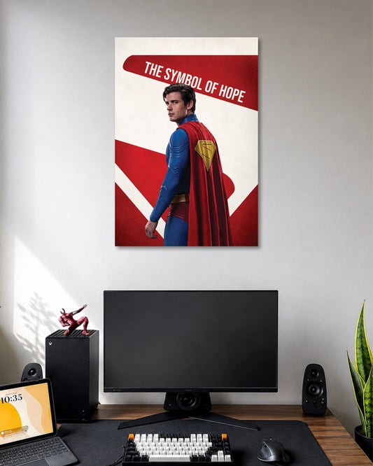 Superman Symbol of Hope Poster poster artwork