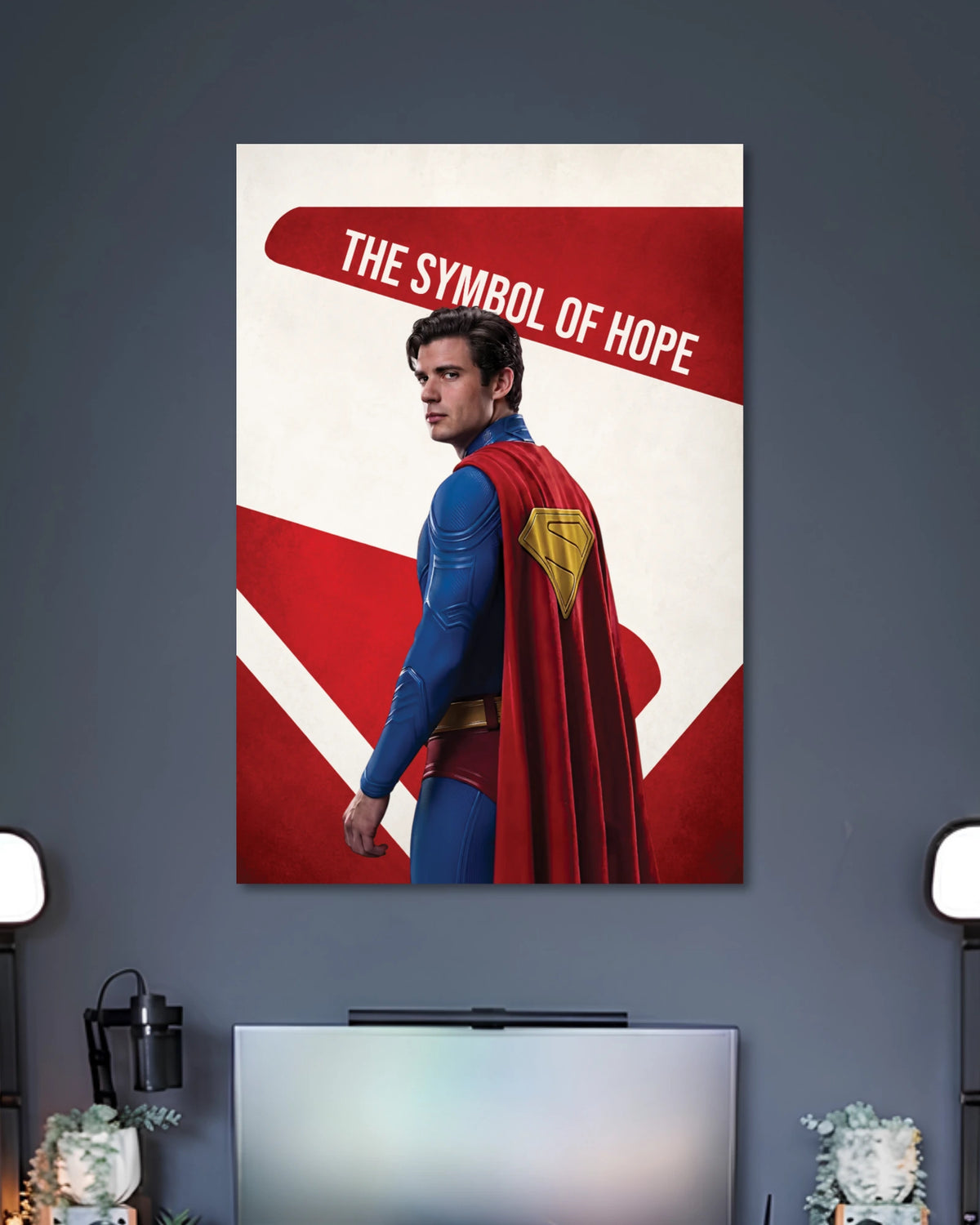 Alternative artwork featuring Superman Symbol of Hope Poster