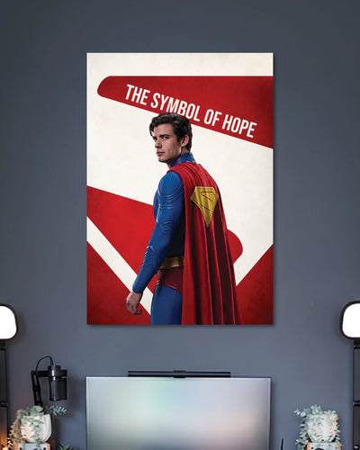 Alternative artwork featuring Superman Symbol of Hope Poster