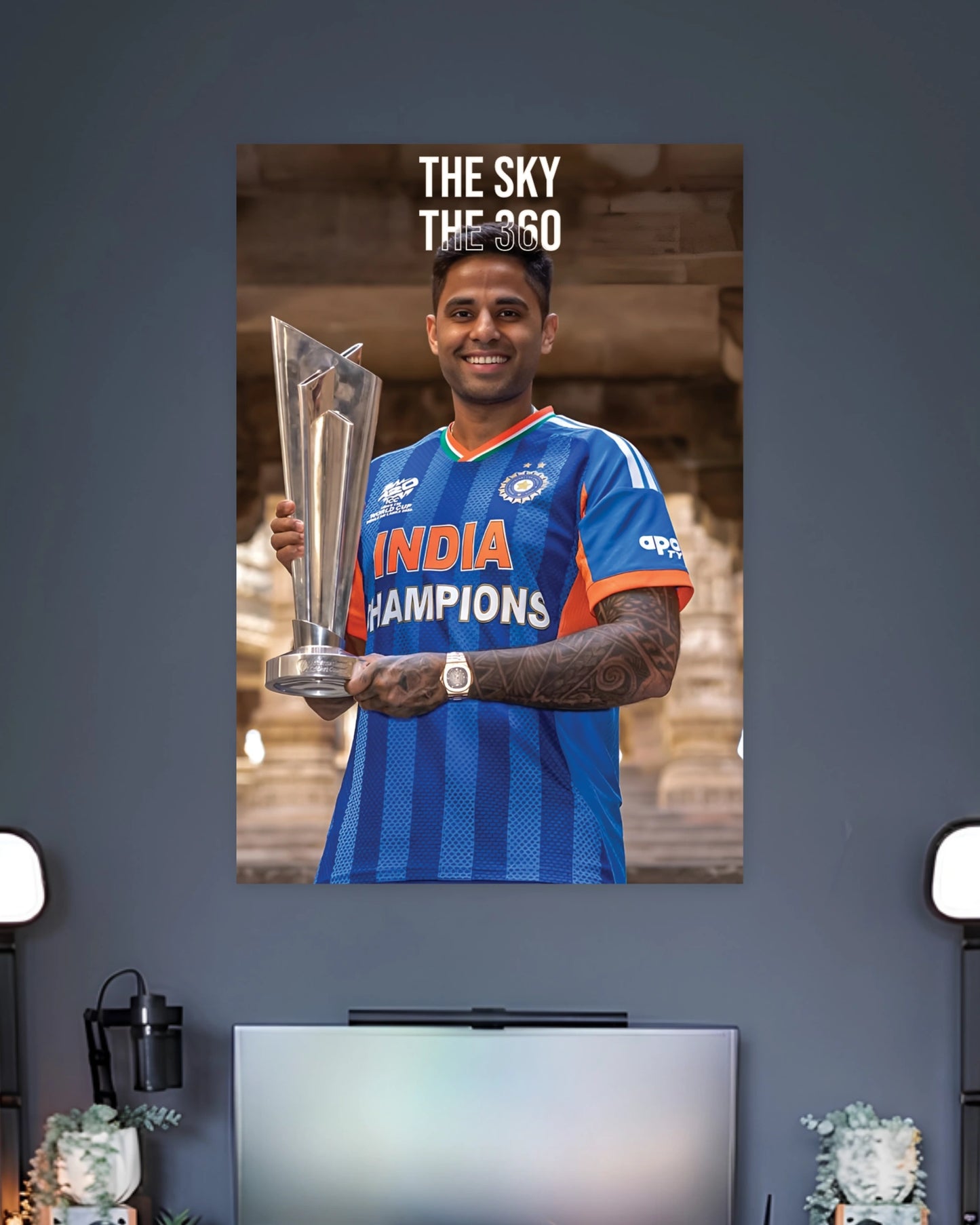 Suryakumar Yadav Sky 360 Poster premium artwork 2