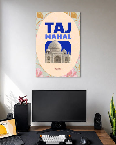 Taj Mahal Modern Heritage Poster poster artwork