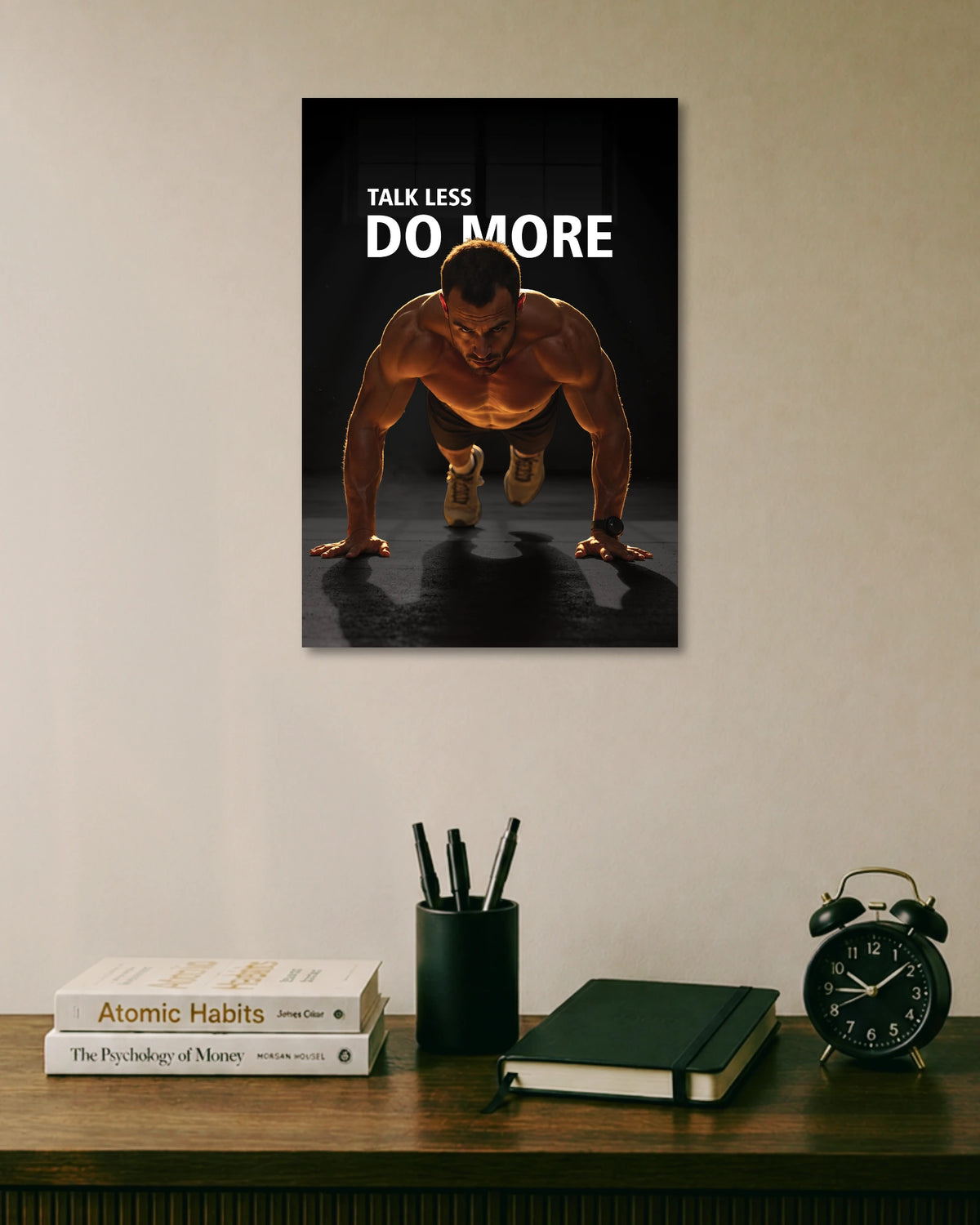 Talk Less Do More Motivationl Poster poster artwork