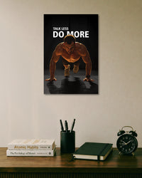 Talk Less Do More Motivationl Poster poster artwork