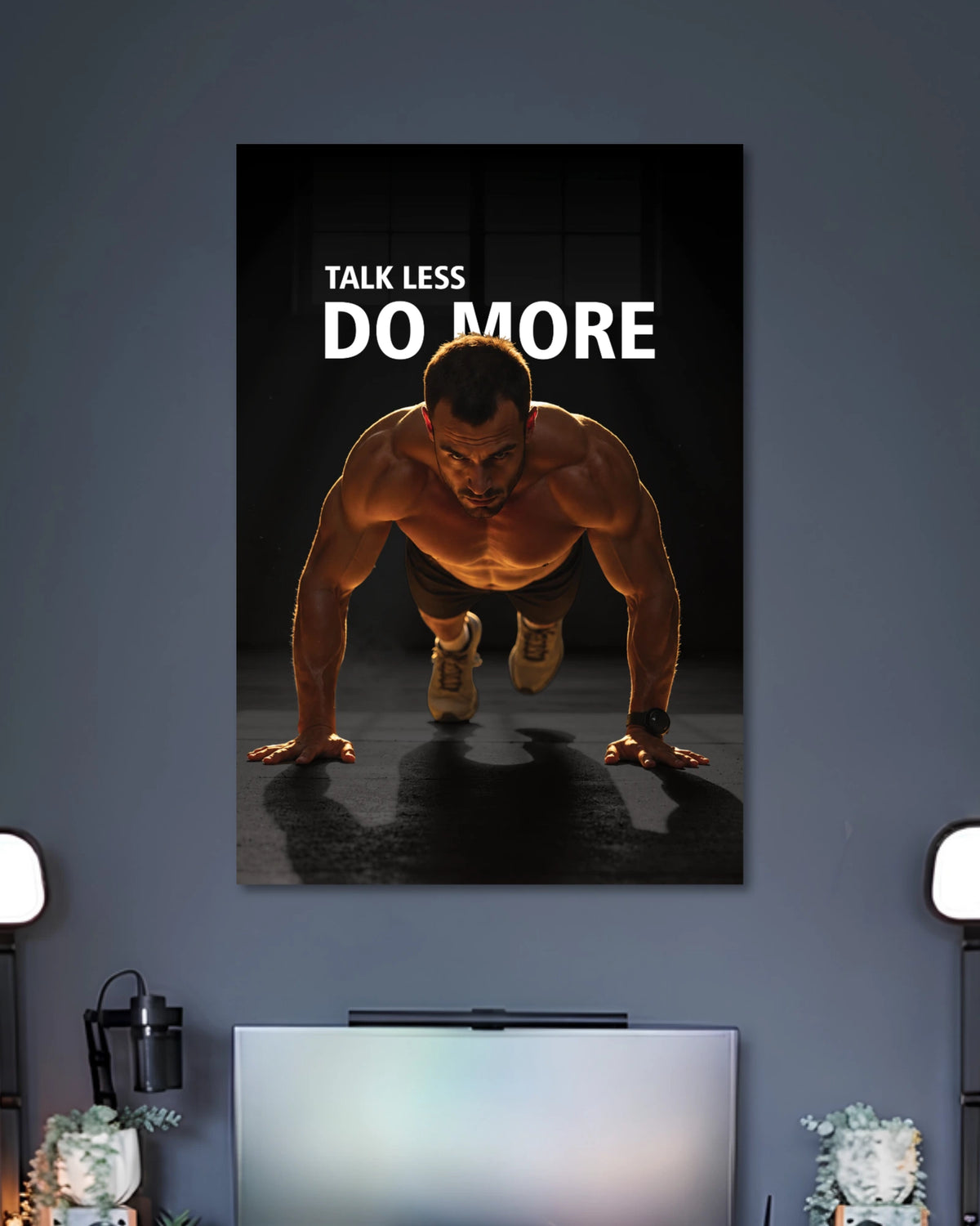 Alternative artwork featuring Talk Less Do More Motivationl Poster