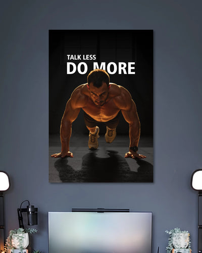 Alternative artwork featuring Talk Less Do More Motivationl Poster