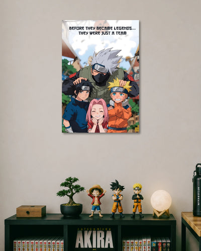 Team 7 Young Legends Naruto Poster artwork with detailed composition 1