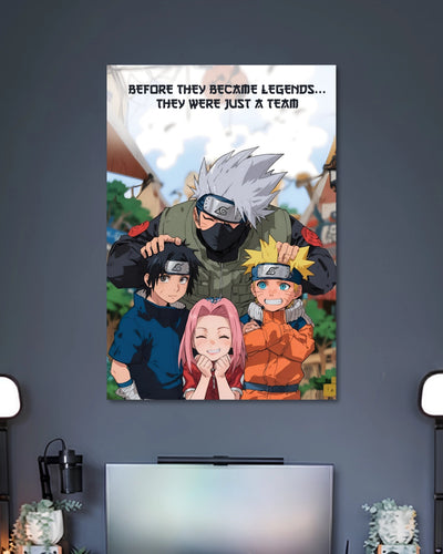Team 7 Young Legends Naruto Poster artwork with detailed composition 2