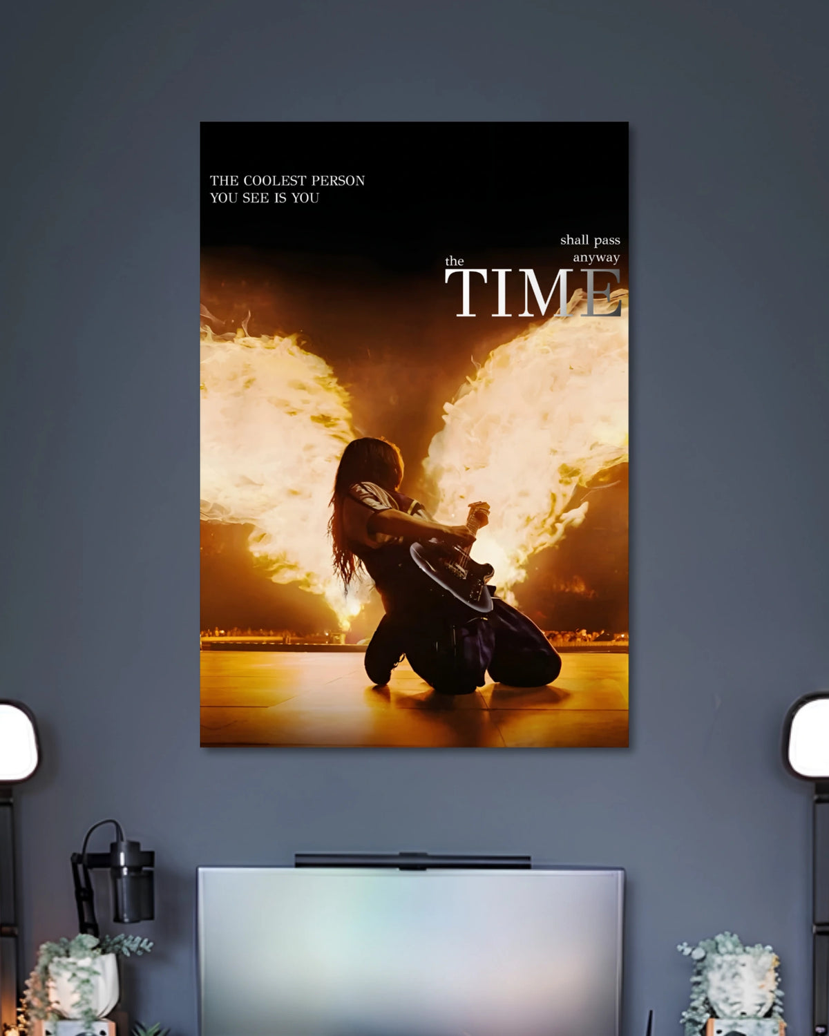 The Coolest Person You See Is You Poster artwork with detailed composition 2
