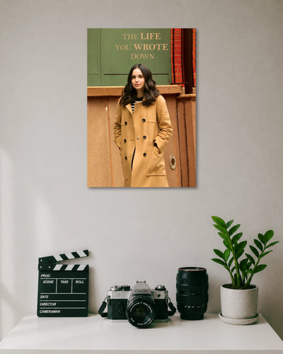 The Life You Wrote Down Quote Poster poster artwork