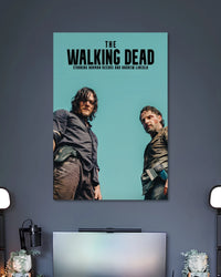 Alternative artwork featuring The Walking Dead Rick and Daryl Cinematic Poster
