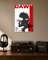 The Weeknd Dawn FM Poster artwork with bold detailed composition 1