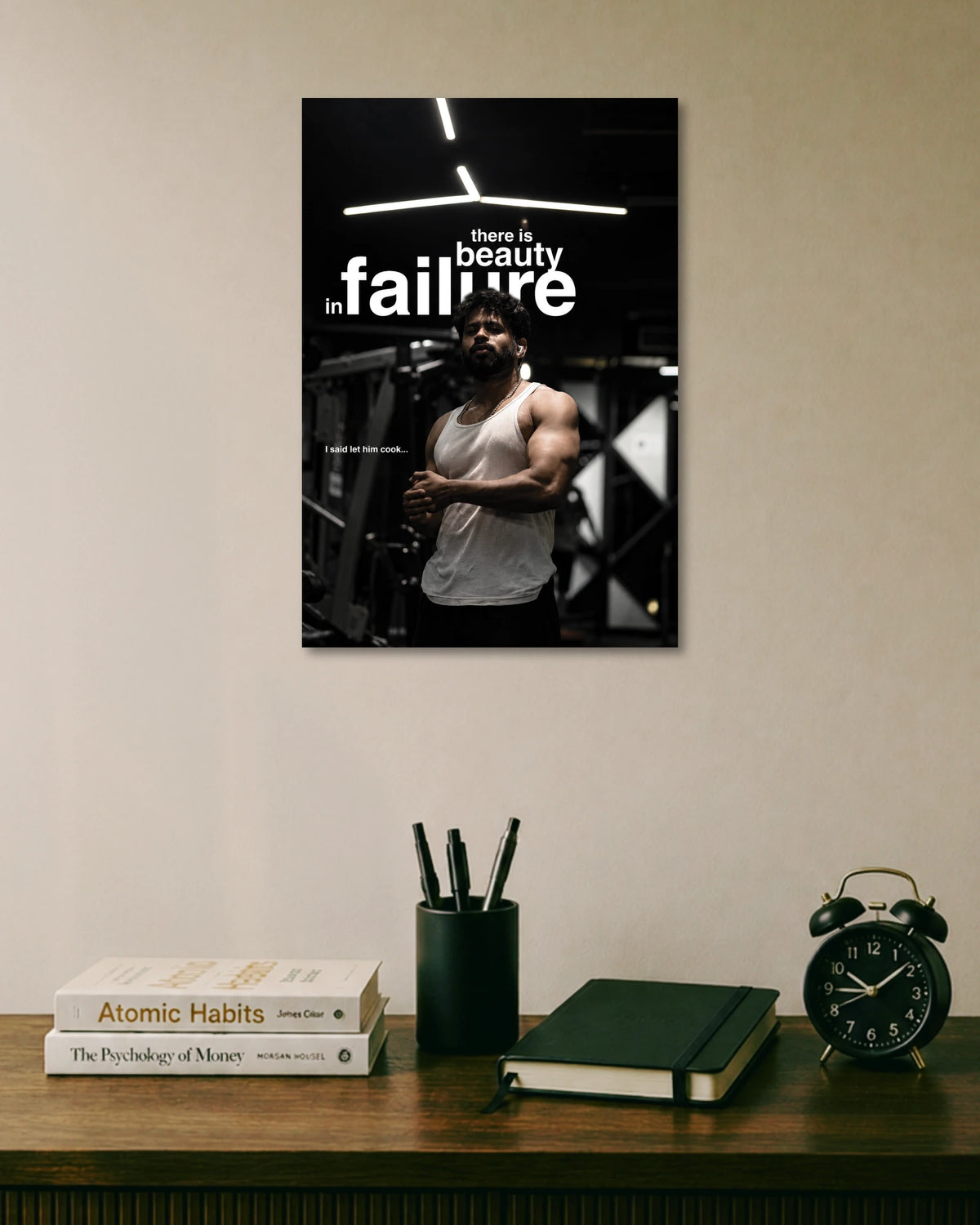 There Is Beauty in Failure Gym Poster poster artwork