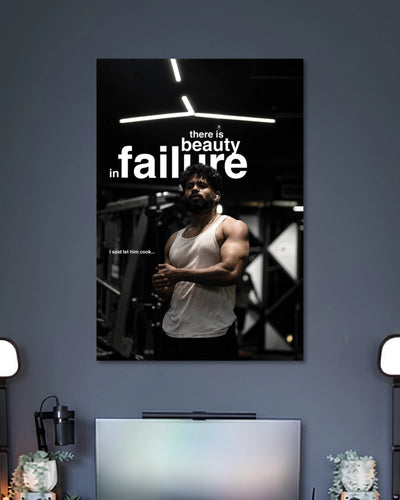 Alternative artwork featuring There Is Beauty in Failure Gym Poster