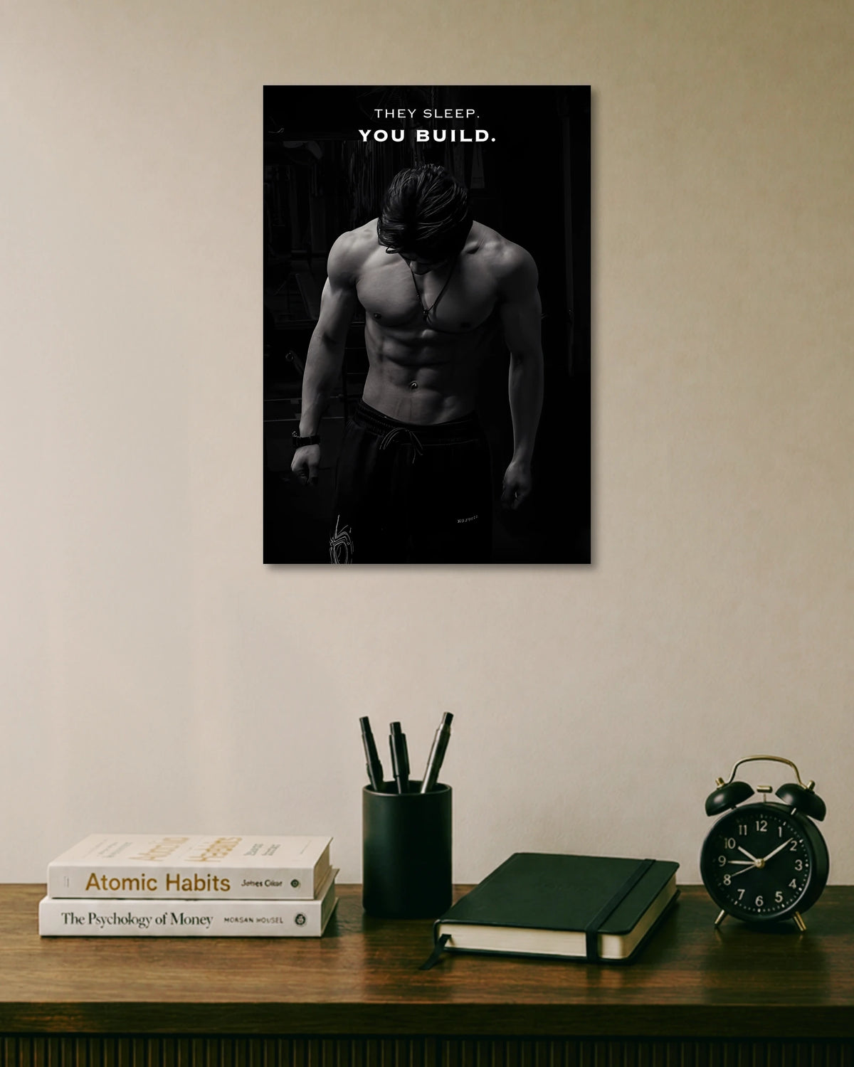 They Sleep You Build Gym Poster poster artwork