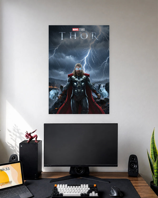 Thor Lightning Storm Poster