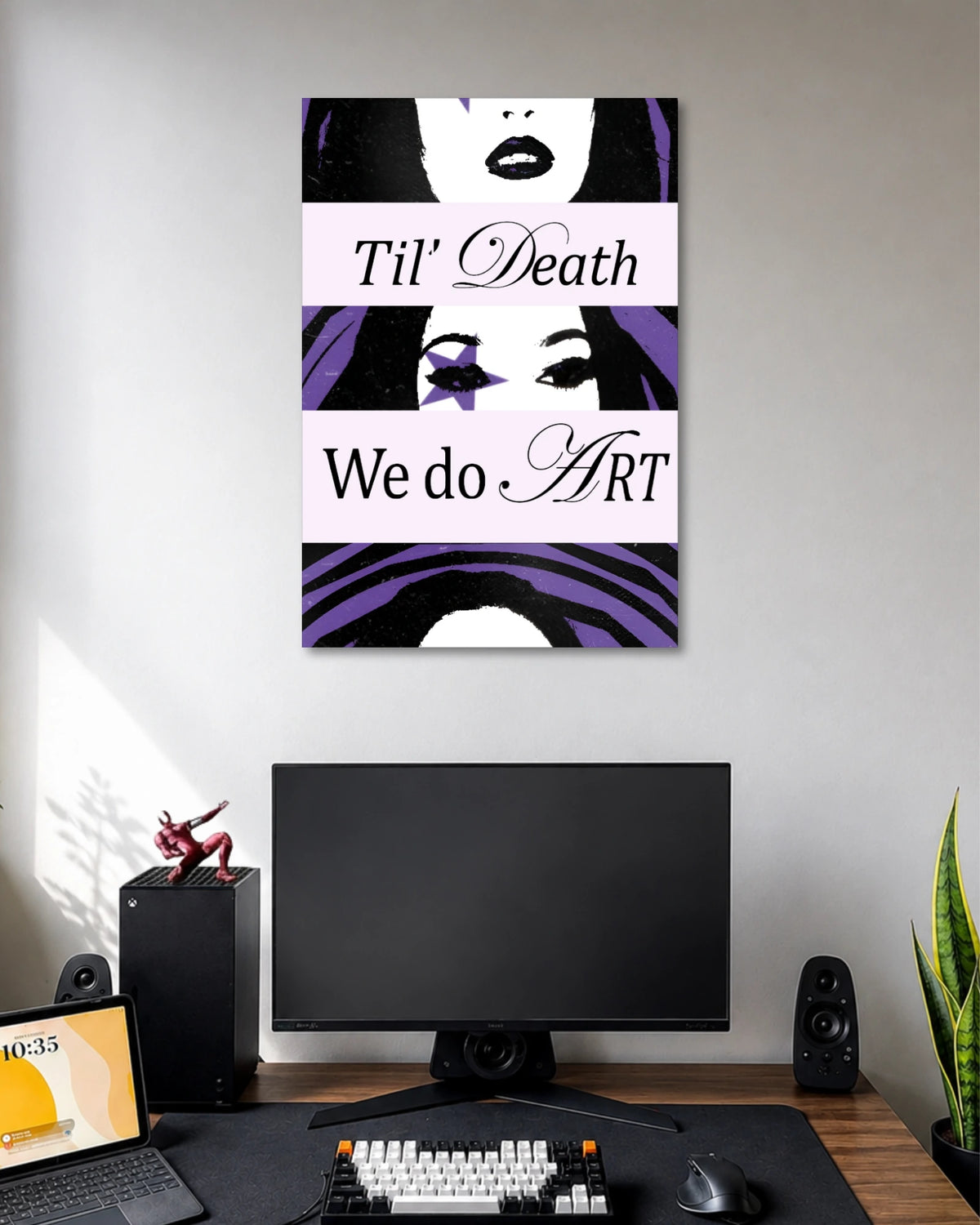 Til Death We Do Art Pop Art Poster poster artwork