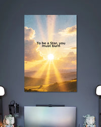 Alternative artwork view of To Be a Star Motivation Poster