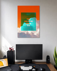Too Creative for a 9-5 Poster poster artwork