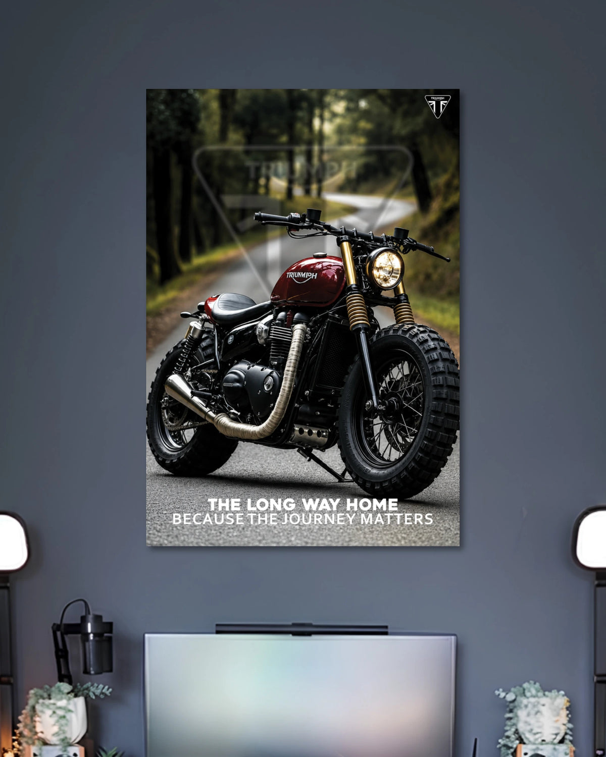 Alternative artwork view of Triumph Scrambler Journey Poster