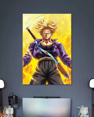 Alternative artwork featuring Trunks Super Saiyan Poster