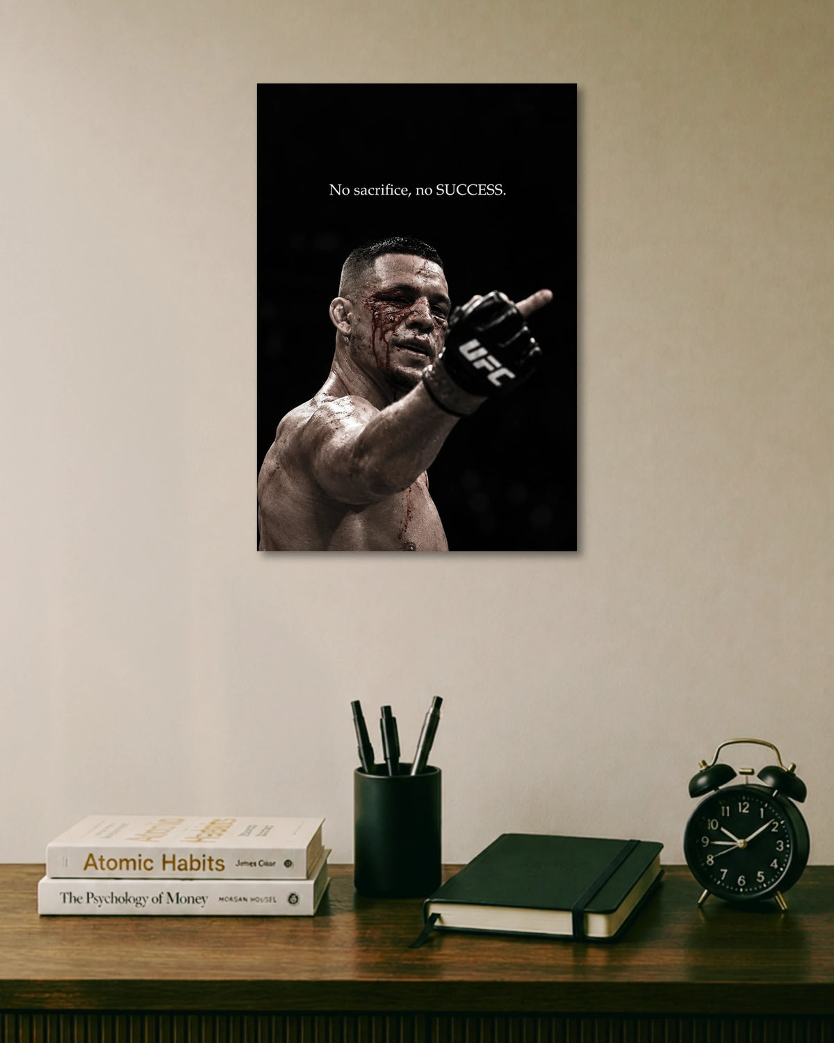 No Sacrifice No Success UFC Poster poster artwork