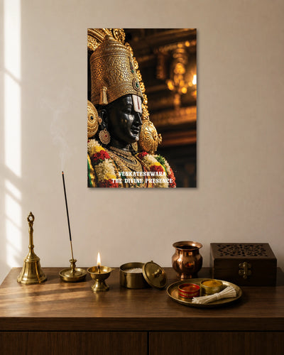 Venkateshwara The Divine Presence Poster poster artwork