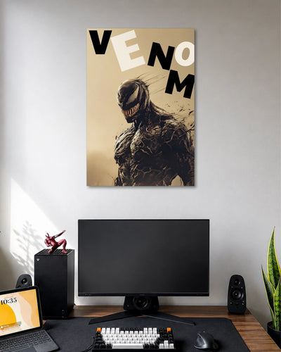 Venom Dark Symbiote Marvel Character Poster poster artwork