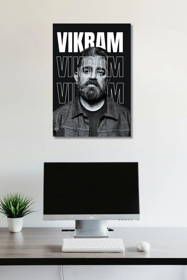 Vikram Movie Typography Poster