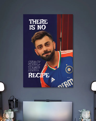 Alternative artwork featuring Virat Kohli Secret Recipe Cricket Poster
