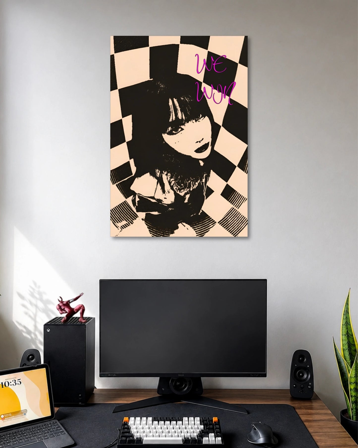 We Won Abstract Woman Poster poster artwork