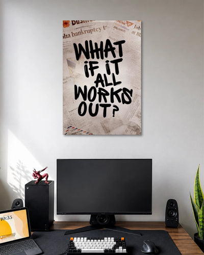 What If It All Works Out Poster poster artwork