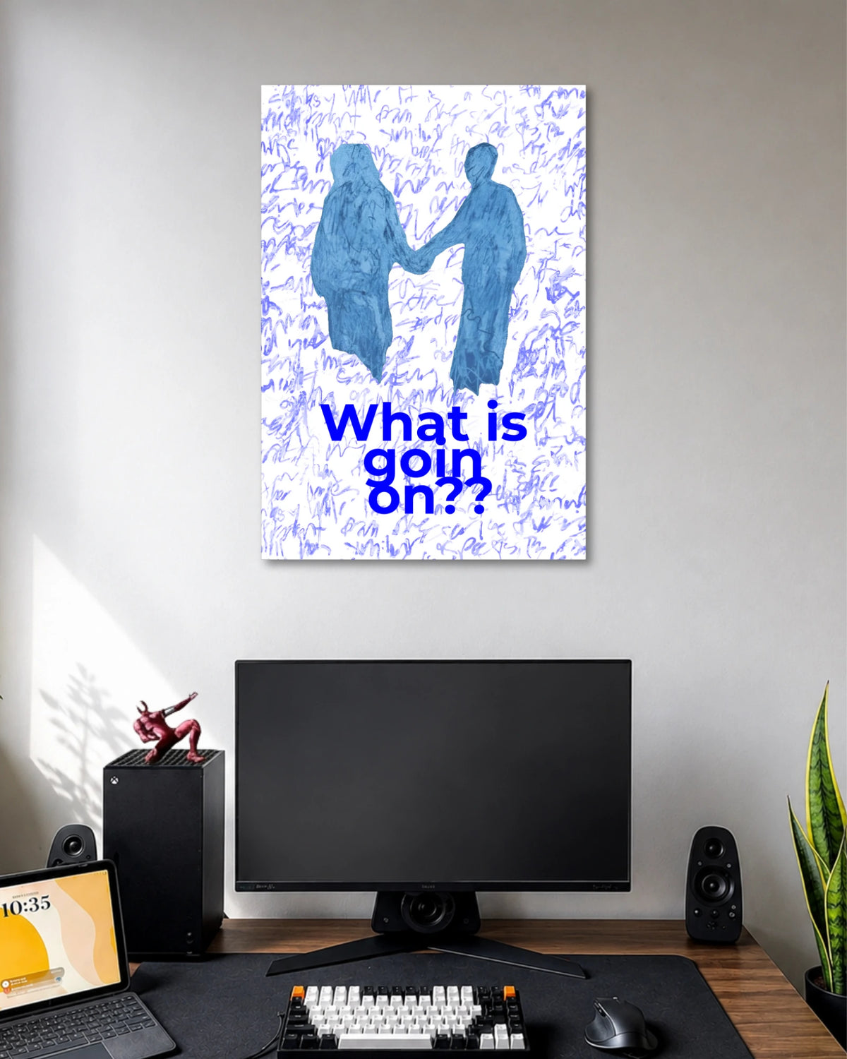 What Is Going On? Aesthetic Poster poster artwork