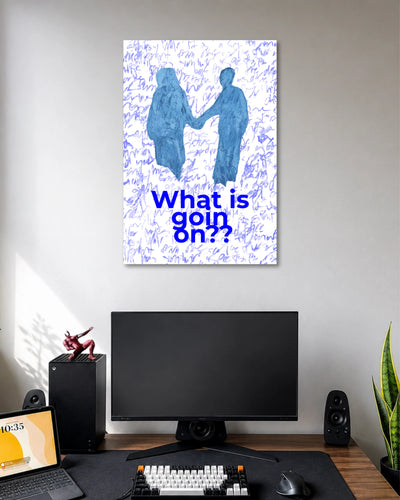 What Is Going On? Aesthetic Poster poster artwork