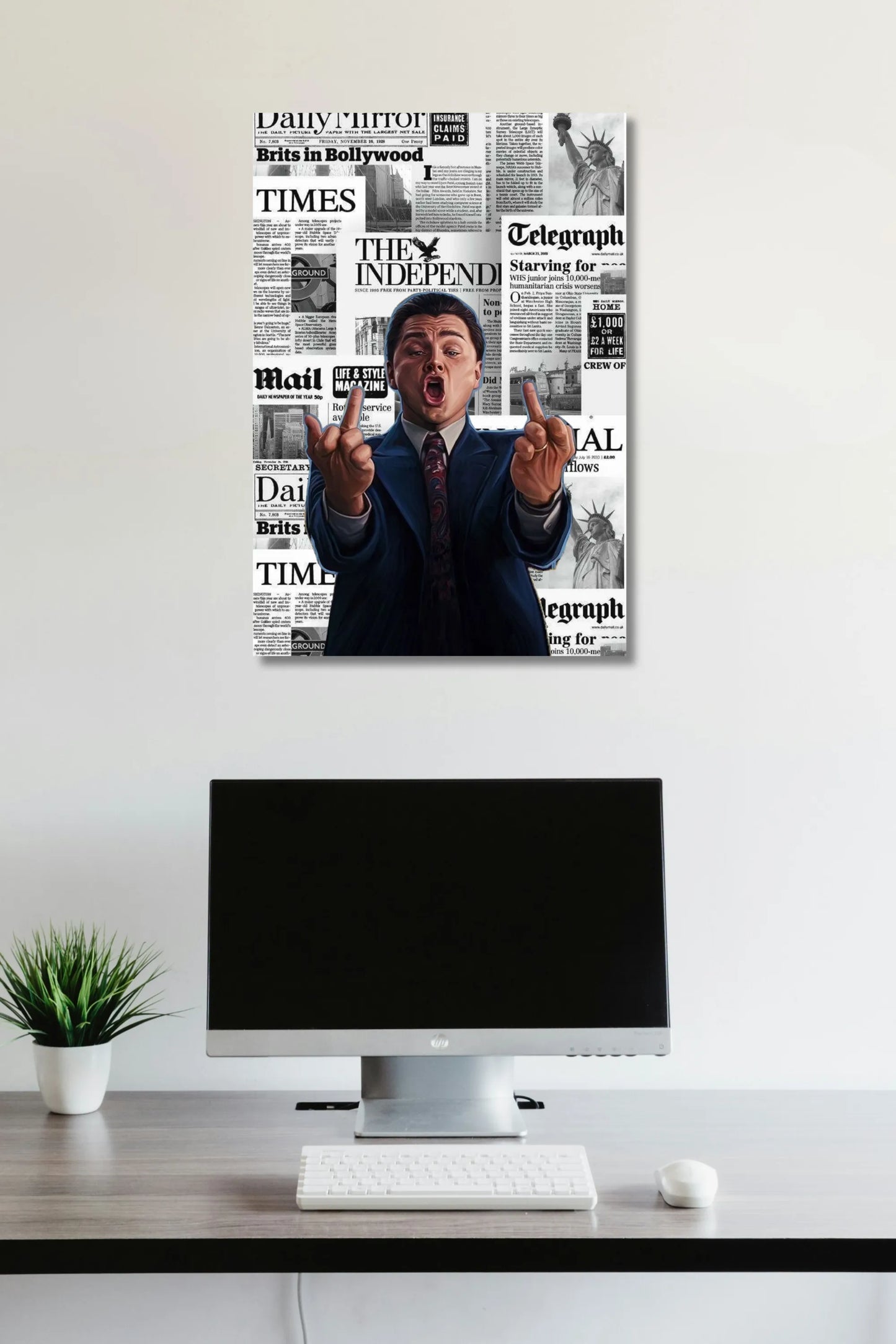 Wolf of Wall Street Fcuk Poster
